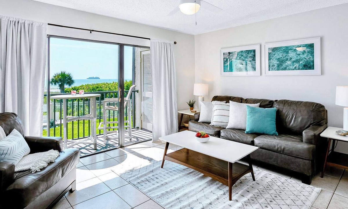 Avon By The Sea Condo | Wake Up to Ocean Views Direct Beachfront Condo with Balcony and Heated Pool