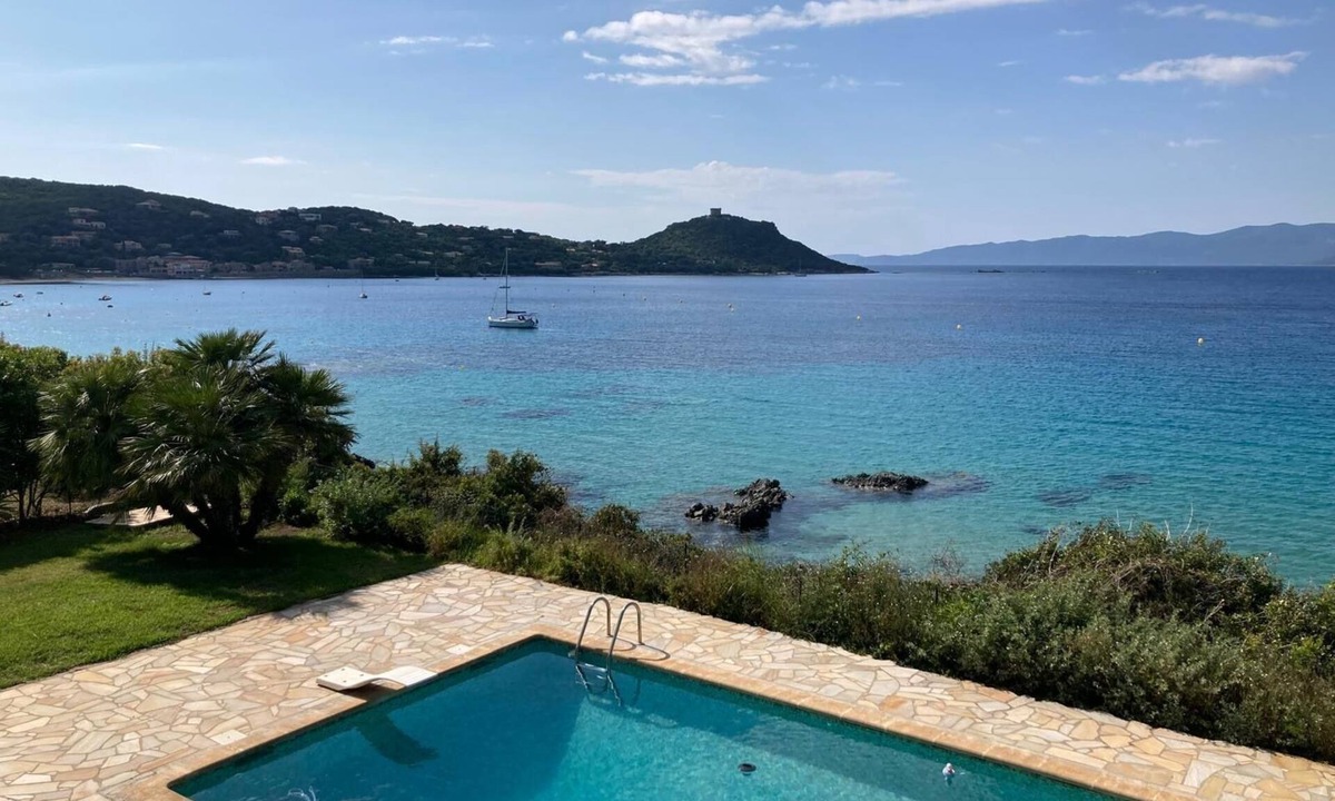 Belvedere-Campomoro Villa | Waterfront villa, patio pool
