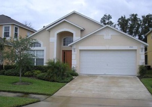 4 bedroom single story house with south facing pool and spa close to Disney
