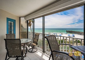 Beach Palms 209 beautiful Gulf Front Corner 2nd floor vacation rental