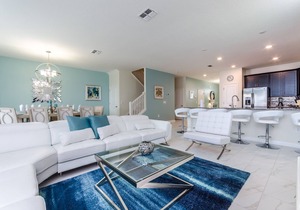 Family-Friendly 9 Bed Game Spa Pool Home at Champions Gate Resort