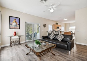 Fantastic pool home with south facing pool, in a gated community