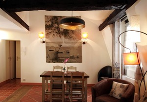 Furnished 3 room apartment, Latin Quarter, Saint Michel, Paris