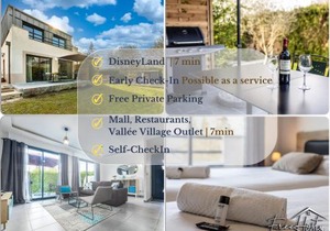 Magny's Oasis - DisneyLand 5min - Private Parking - Terrace & Garden