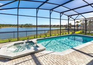 Resort 8BR Villa/Amenities/Private Pool&Spa/Near Disney, Sea World, Universal (2421)