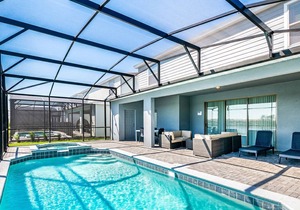 Resort 8BR Villa/Amenities/Private Pool&Spa/Near Disney, Sea World, Universal (2431)
