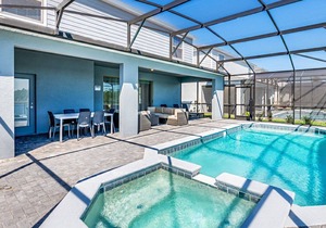 Resort 8BR Villa/Amenities/Private Pool&Spa/Near Disney, Sea World, Universal (2431)