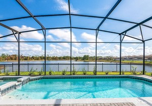 Resort 8BR Villa/Lake View/Amenities/Pool&Spa/Near Disney, Sea World, Universal (2331)