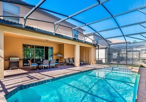 Resort 9BR Villa/ Amenities/Pool&Spa/Near Disney, Sea World, Universal (1678)