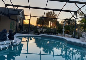 Sunny Home Private Pool near Disney, Private Fence, Garden, BBQ Grill