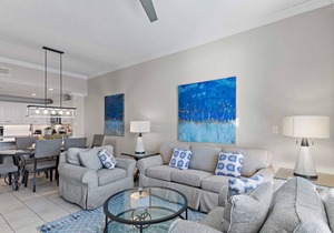 Updated Leeward Key 1005, 2 bed/2 Bath, Beach Service beautiful condo
