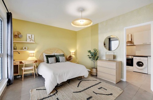 Quartier du Pont-de-Flandre Resort | 104 m² Private room ∙ 1 bedroom ∙ 5 guests