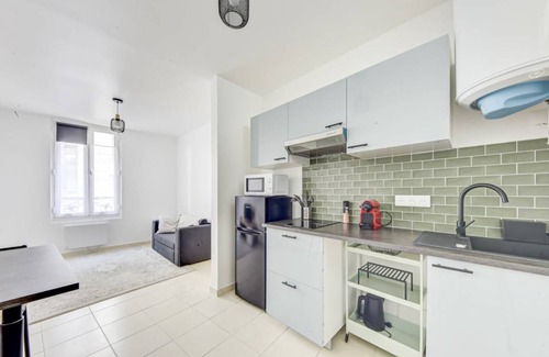 Aubervilliers Apartment | 28 m² Apartment ∙ 1 bedroom ∙ 3 guests