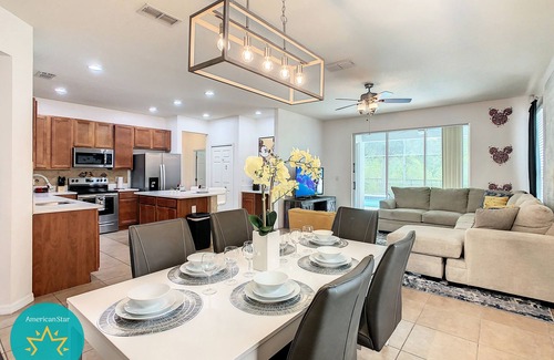 Seasons House | 4BR Near Disney Bella Vida Resort Pool BBQGrilln