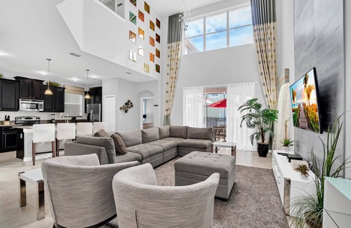 Bay Lake House | 9008 Paradise Palms Blissful Haven: 5-Bed Oasis of Luxury and Tranquility