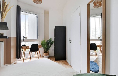 Quartier du Pont-de-Flandre Resort | 99 m² Private room ∙ 1 bedroom ∙ 6 guests
