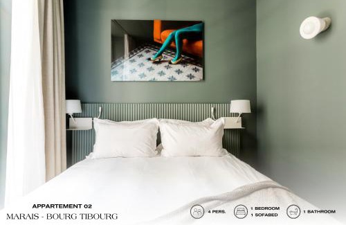 Saint-Gervais Apartment | Beauquartier - Marais, Bourg Tibourg