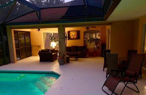 Orange Tree Villa | Beautiful Villa With Solar Heated Private Pool Near Disney