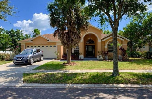 Orange Tree Villa | Beautiful Villa With Solar Heated Private Pool Near Disney