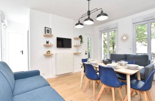 Saint-Fargeau Apartment | Cosy 1BR - Place Saint Fargeau