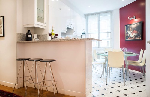 Quartier du Gros-Caillou Apartment | Experience Opulent Parisian Living with Twinkling Eiffel Views