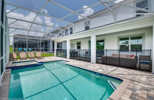 Davenport House | Family-Friendly 9 Bed Game Spa Pool Home at Champions Gate Resort