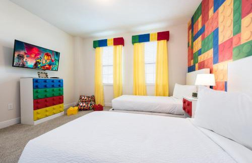Bay Lake House | Grand Home Near Disney With Private Pool, Media And Themed Rooms With Waterpark & Resort Access At Encore Resorts Reunion - 360Bu