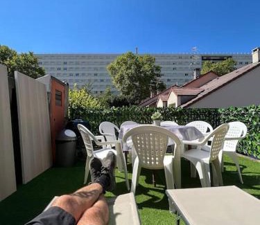 Bagneux House | K1 - Maison LOFT VERANDA - 15 min PARIS PARC EXPOS/5 chambres - 7 lits
