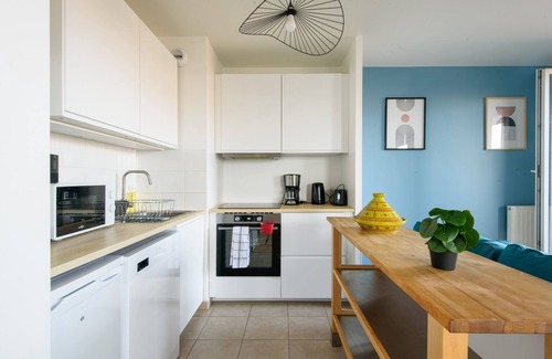 Aulnay-sous-Bois Apartment | Les Marronniers - A 15min du Stade de France