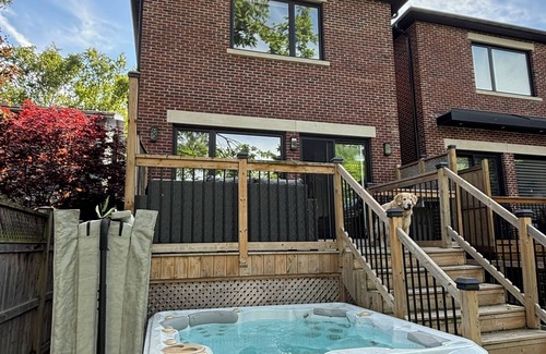 Long Branch House | Modern, Contemporary, New Build 3 Story, 3 Bedroom/4 Bathroom Home W Hot Tub