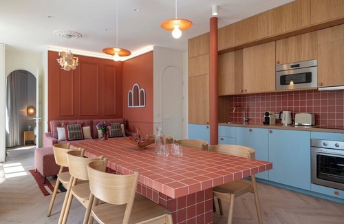 Malakoff Apartment | New Flat Terracotta Style - Greater Paris district