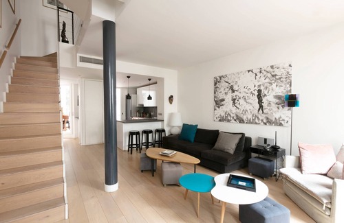 Saint-Victor Apartment | THREE-STORY PARISIAN LOFT: LUXURY LIVING BETWEEIN LATIN QUARTER &ÎLE SAINT-LOUIS
