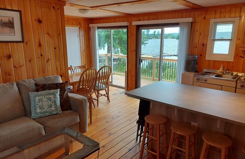 Combermere Condo | Waterfront Cottage Suite, 2 Bdrm 2 Bath, Beach, Firepit, Dock, Deck BBQ Sleeps 6
