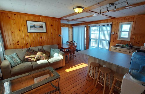 Combermere Condo | Waterfront Cottage Suite, 2 Bdrm 2 Bath, Beach, Firepit, Dock, Deck BBQ Sleeps 6