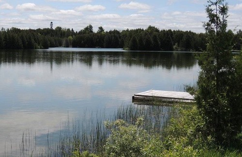 Grey Highlands House | Waterfront cozy cabin on private trout lake