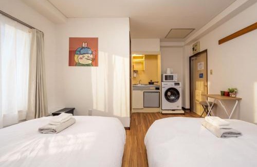 Taito Apartment | 呦呦鹿鸣旅馆202上野附近入谷上野公园步行圈 日比谷线 jr线 双线可利用