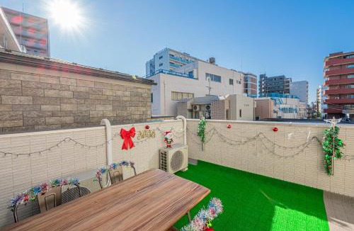 Taito Villa | 新筑Jr山手線鶯谷徒步3分直达上野 秋叶原 新宿 涩谷 池袋 原宿 银座 成田机场独栋四层110平别墅