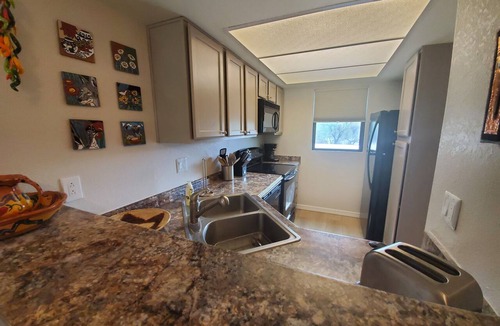 Tucson Condo | 1 Bedrm/Den with Fantastic Mountain Views-Open floor plan- King bed in Master