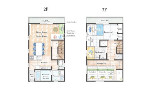 Minamisuna Apartment | 11名 一軒家貸切 85平米 東陽町駅12分 Tdl30分 駐車場あり