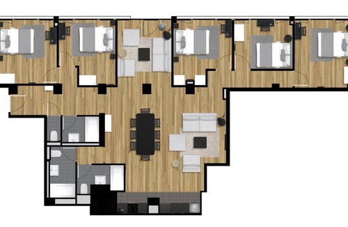 Clichy Resort | 135 m² Private room ∙ 1 bedroom ∙ 1 guest