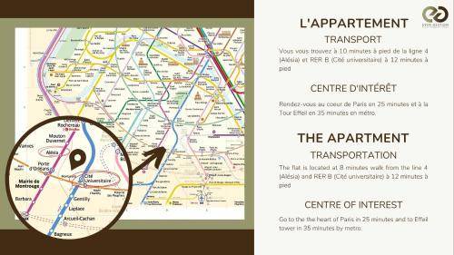 Parc-de-Montsouris Apartment | 20 m² Apartment ∙ 1 bedroom ∙ 4 guests