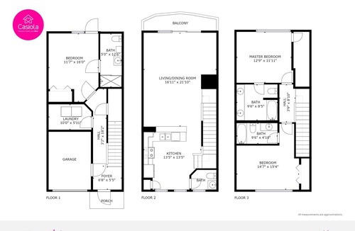 Florida Central Atlantic Coast House | 3-Story Townhome near Theme Parks! *Sleeps 10*