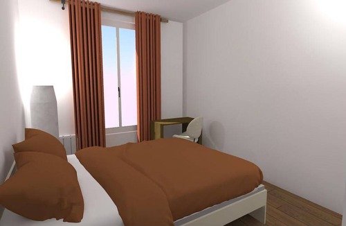 Ivry-port Resort | 40 m² Private room ∙ 1 bedroom ∙ 1 guest