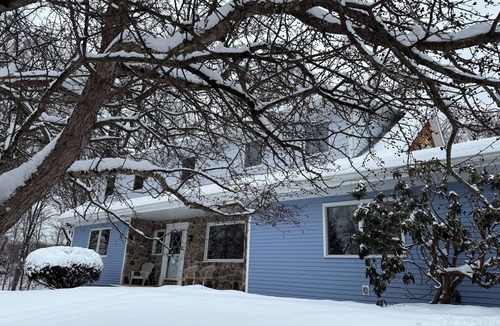 Ulster Park House | 4BR house with hot tub: stunning Hudson Valley views under the tree canopy