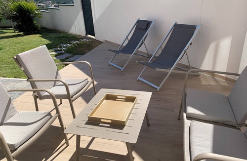 Molini Apartment | 50m2 garden level, 400 m from Agosta beach