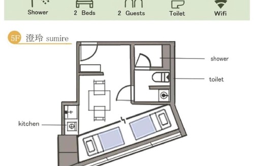 Katsushika Apartment | 53 Sumire NEW OPEN 3 minutes from Ayase Station East ExitModern Students welcome Private room rental 20 minutes to Ueno and Asakusa