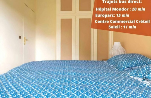 Haut du Mont-Mesly Apartment | 55 m² Apartment ∙ 2 bedrooms ∙ 5 guests
