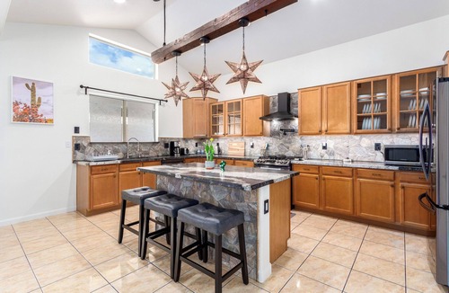 Rio Crossing House | 5BR Cactus House | Pool, Game Room, Sleeps 14