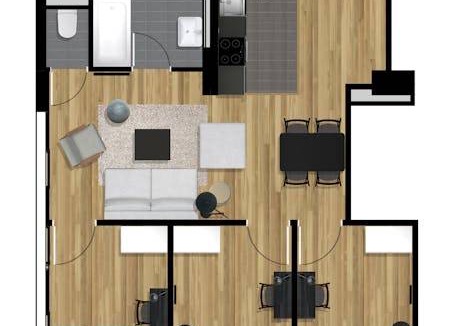 Clichy Resort | 69 m² Private room ∙ 1 bedroom ∙ 1 guest