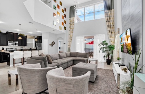 Bay Lake House | 9008 Paradise Palms Blissful Haven: 5-Bed Oasis of Luxury and Tranquility